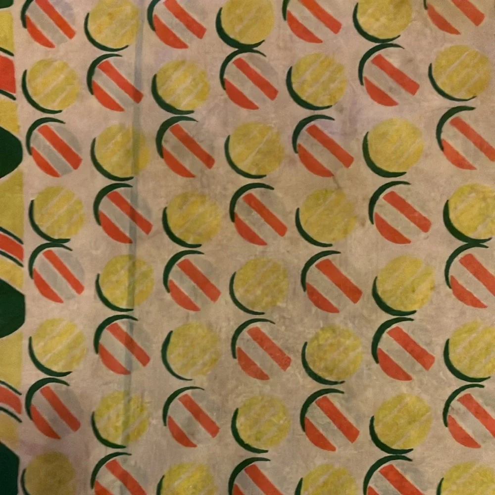 Gorgeous, green vintage scarf. - Picture 3 of 6